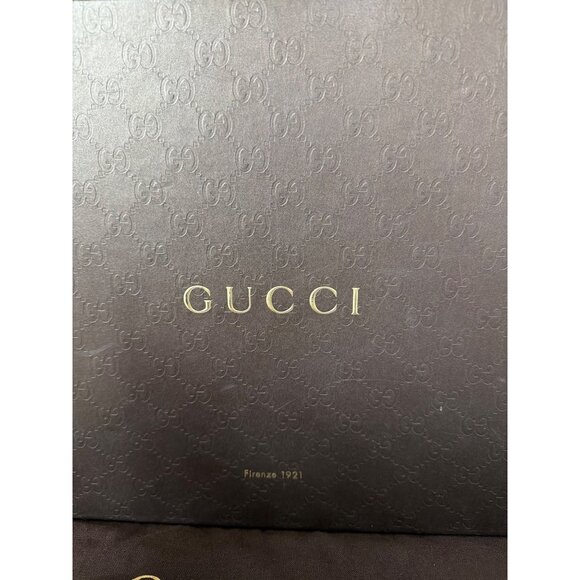 Gucci Malaga Kid Orange Leather Studded Platform Heels EU 40 Box Dust Bag w/COA - Picture 16 of 16